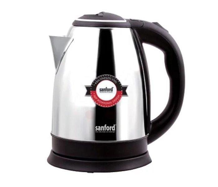 Sanford SF3343EK BS Stainless Steel Electric Kettle - 1.8 Litre - Pinoyhyper