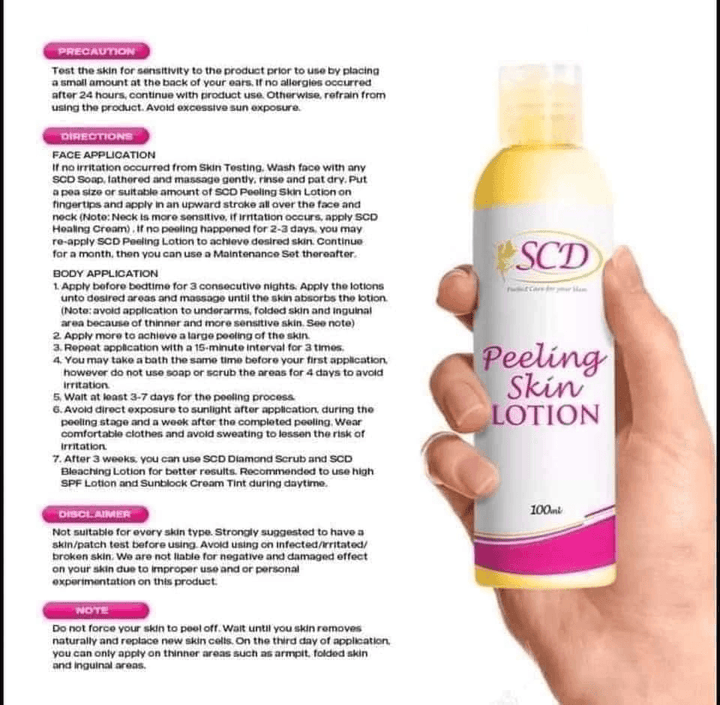 SCD Peeling Skin Lotion - 100ml - Pinoyhyper