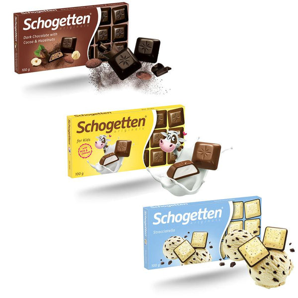 Schogetten Chocolate Assorted 3 Pcs Combo Pack - Pinoyhyper
