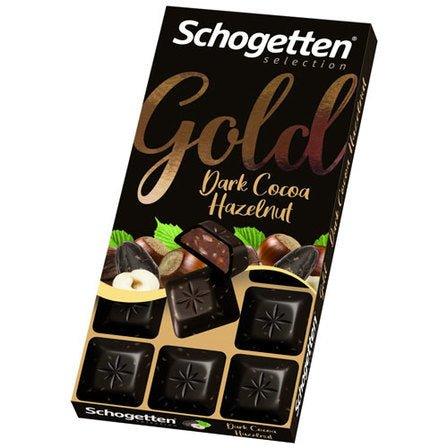 Schogtten Gold Dark Hazelnut Cocoa Chocolate 100Gm - Pinoyhyper