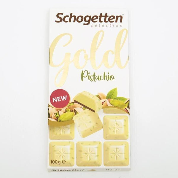 Schogtten Gold Gold Pistachio Chocolate 100g - Pinoyhyper