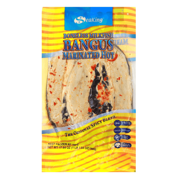 Sea King Boneless Milkfish Marinated Hot (Frozen) - 500g - Pinoyhyper