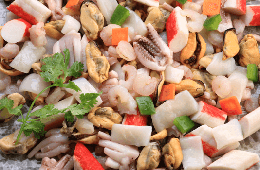 Seafood Mix - Frozen - 1kg - Pinoyhyper