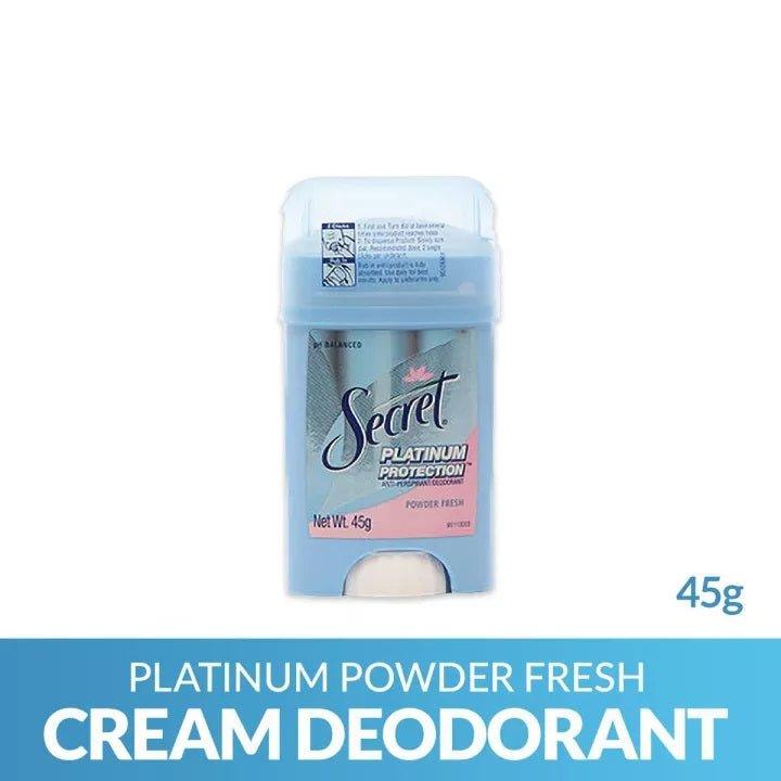 Secret Platinum Protection Deodorant Powder Fresh - 45g - Pinoyhyper
