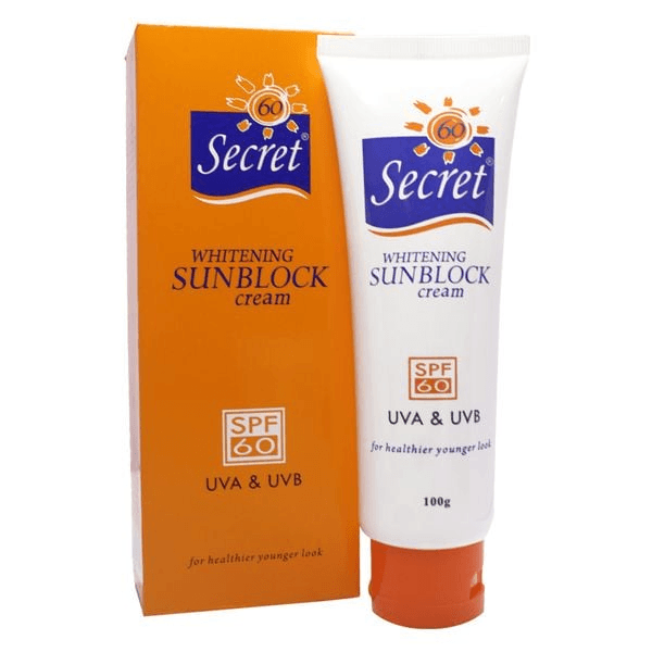 Secret Whitening Sun Block Cream SPF 60 - 100g - Pinoyhyper
