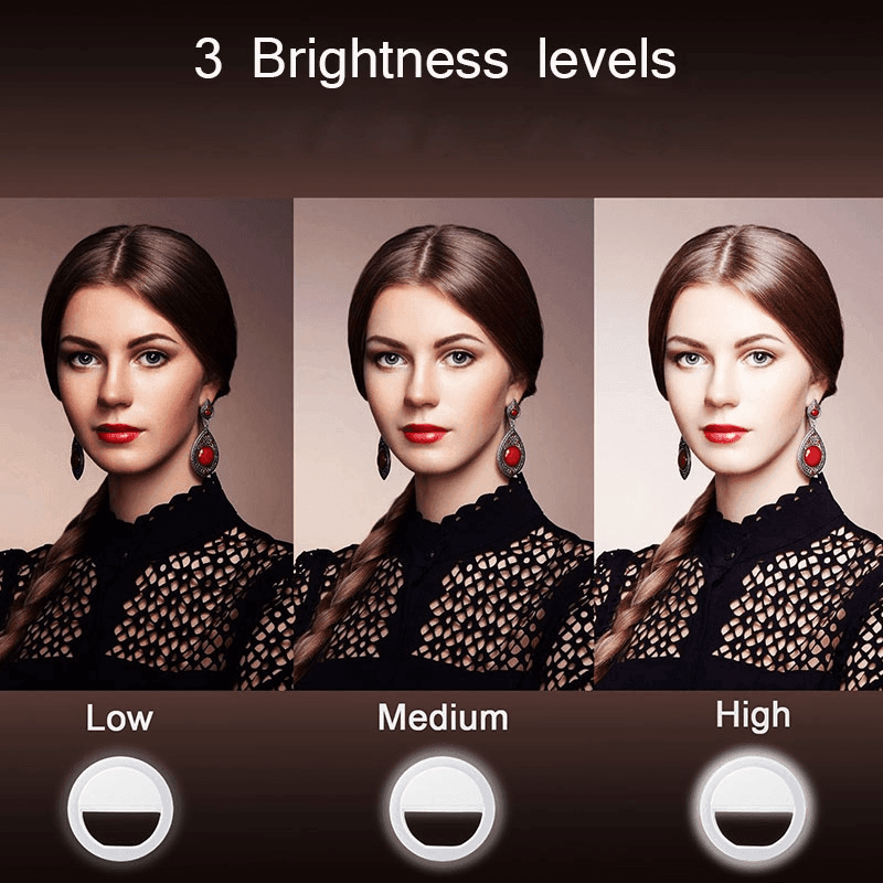 Selfie LED Ring Light Portable For Mobile Phone - Pinoyhyper