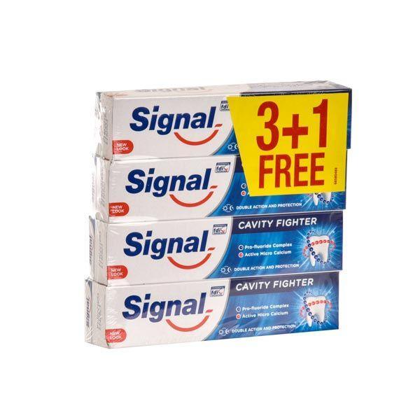 Signal Tooth Paste Cavity Fighter 4x100ml - Pinoyhyper