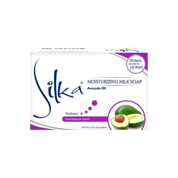 Silka Moisturizing Milk Soap with Avocado Oil 135g - Pinoyhyper