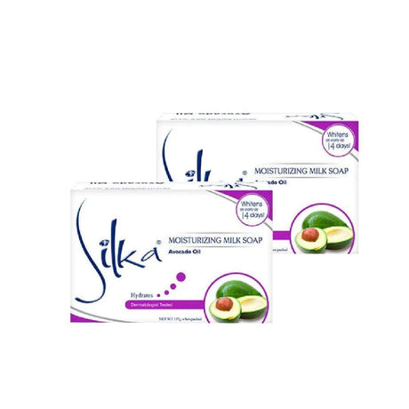 Silka Moisturizing Milk Soap with Avocado Oil 135g x 2 Pcs - Pinoyhyper