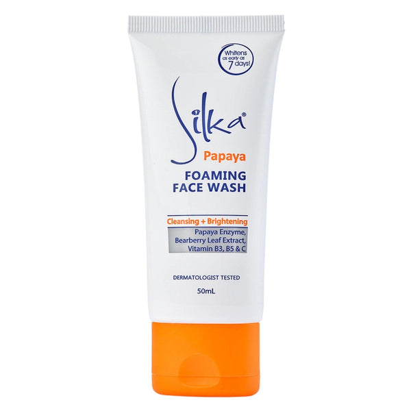 Silka Papaya Foaming Face Wash - 50ml - Pinoyhyper