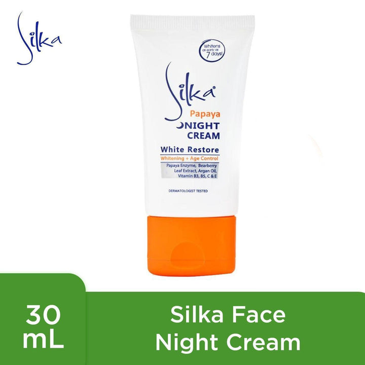 Silka Papaya Night Cream - 30ml - Pinoyhyper