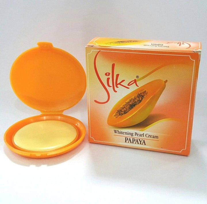 Silka Papaya Whitening Pearl Cream - 6gm - Pinoyhyper