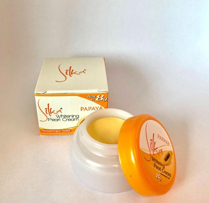 Silka Papaya Whitening Pearl Cream - 8g - Pinoyhyper