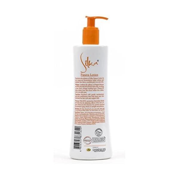 Silka Skin Whitening Papaya Lotion SPF6 500ml - Pinoyhyper