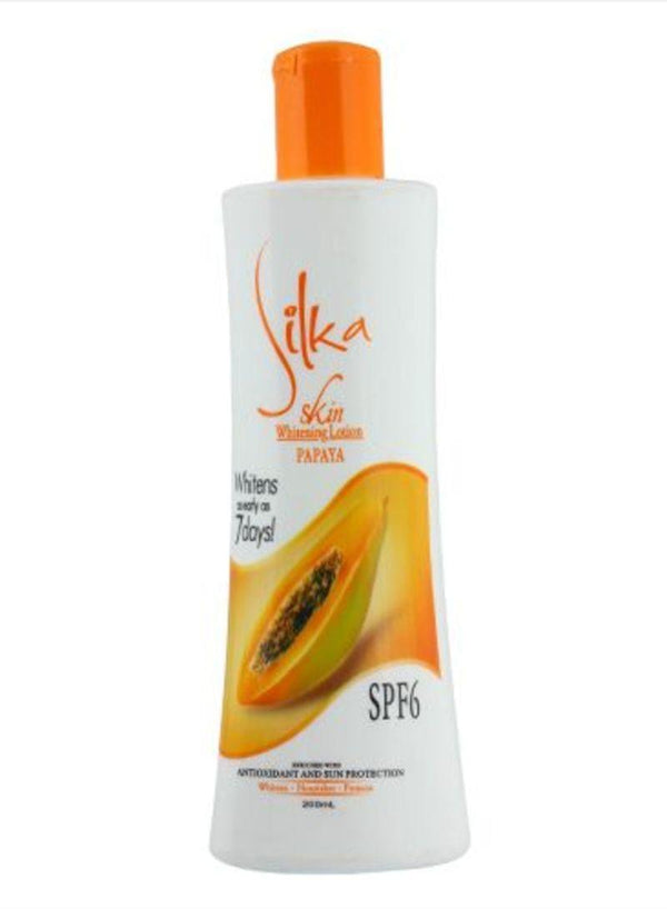 Silka Skin Whitening Papaya Lotion White 300ml - Pinoyhyper