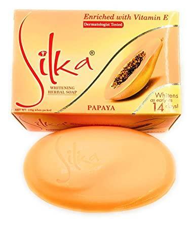 Silka Skin Whitening Soap Papaya 135gm - Pinoyhyper