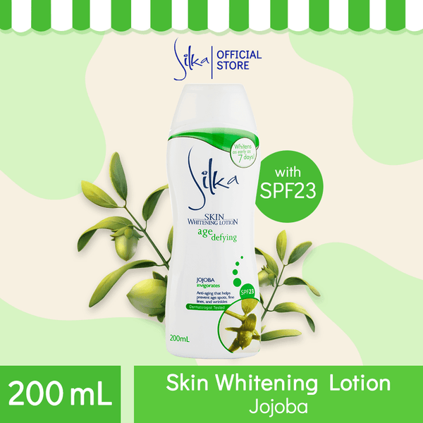 Silka Whitening lotion Age defying Jojoba SPF23 200ml - Pinoyhyper