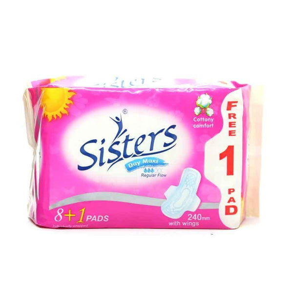 Sisters Day Maxi Regular Flow with wings 8+1 Pads - Pinoyhyper