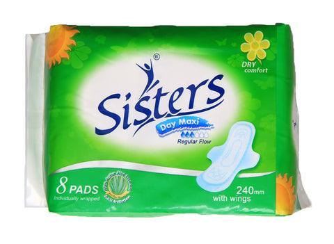 Sisters Day Maxi Regular Flow With wings 8 Pads - Pinoyhyper
