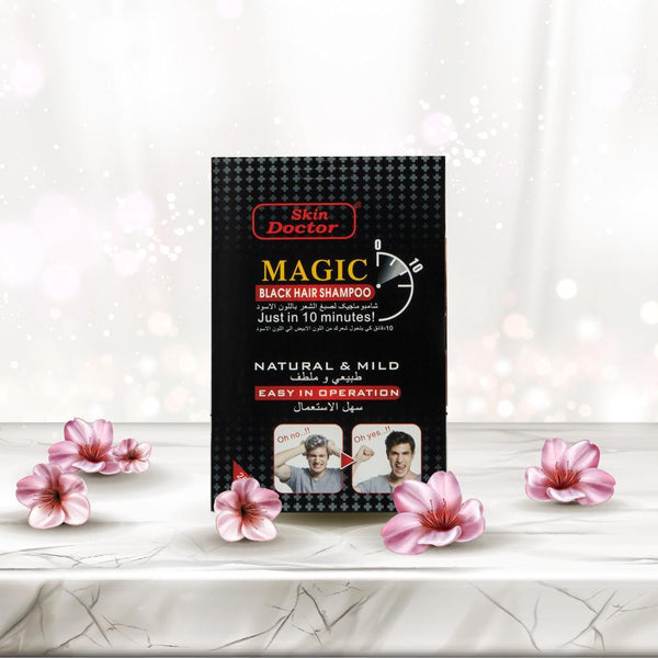 Skin Doctor Magic Black hair shampoo Natural & Mild - 25ml - Pinoyhyper