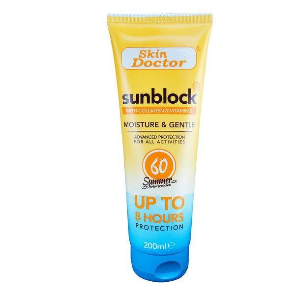 Skin Doctor Sunblock with Collagen &amp; Vitamin E SPF60 - 200ml - Pinoyhyper