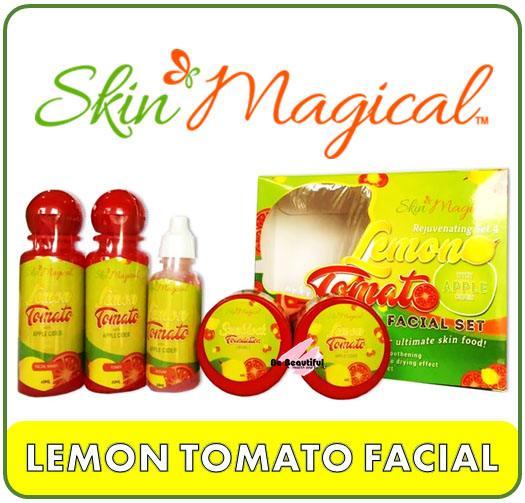 Skin Magical Skin Rejuvenating Set 4 - Lemon Tomato Facial Set - Pinoyhyper