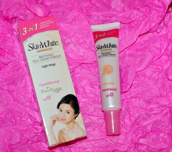 SkinWhite Advanced Whitening Face Cream Powder - Light Beige - Pinoyhyper