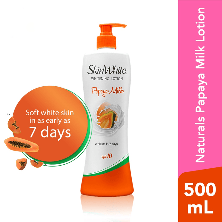 SkinWhite Papaya Milk Whitening Lotion with SPF10 - 500ml - Pinoyhyper