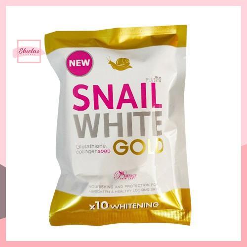 Snail White Glutathione Collagen Gold x10 Whitening Soap - Pinoyhyper