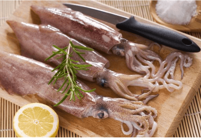 Squids Whole Round Block - Frozen - 1Kg - Pinoyhyper