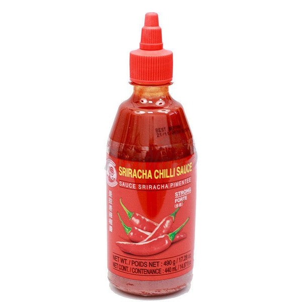 Sriracha Chilli Sauce Strong ( Red) 490g - Cock Brand - Pinoyhyper