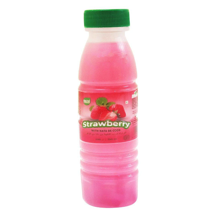 Strawberry with Nata De Coco - 240ml - Pinoyhyper