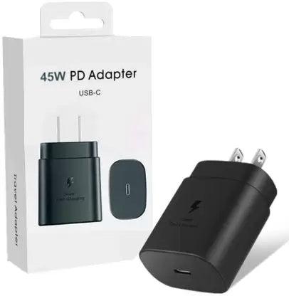 Super Fast 45W Charging Travel Adapter Type-C To Type-C (Black) - Pinoyhyper