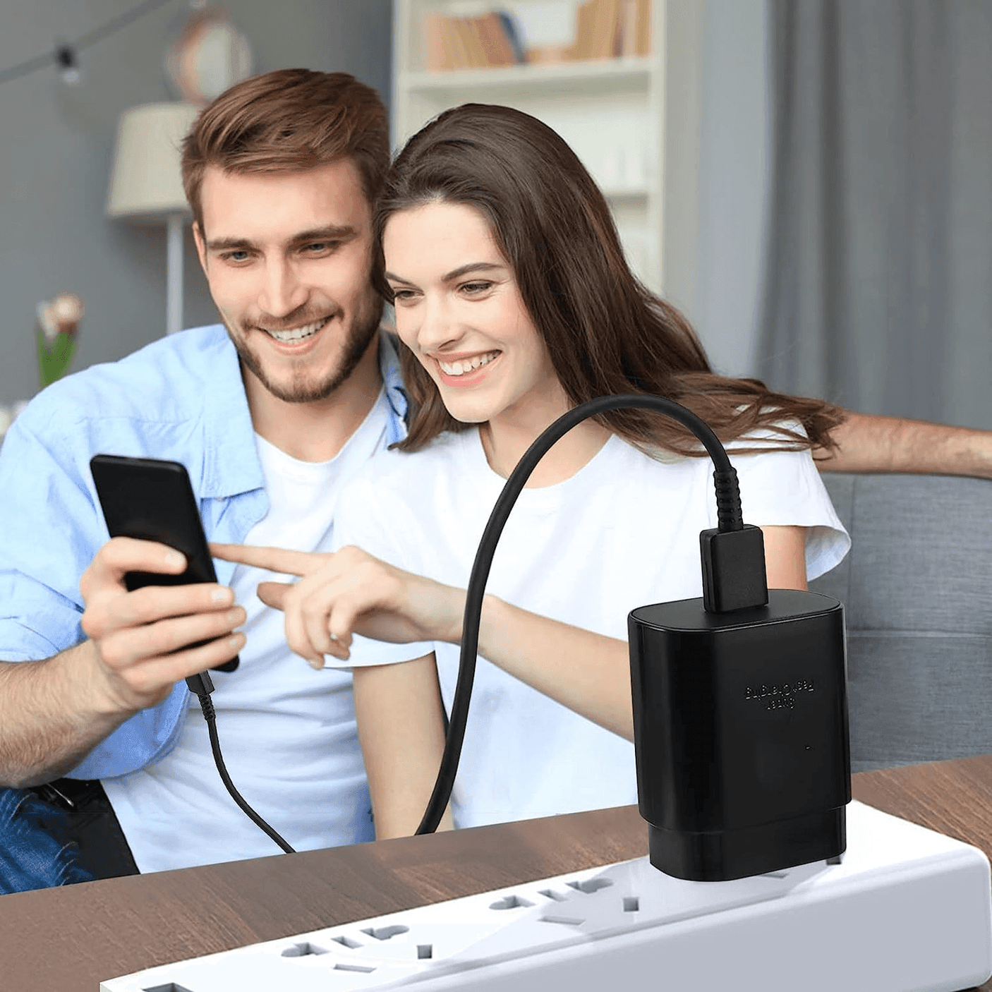 Super Fast 45W Charging Travel Adapter Type-C To Type-C (Black) - Pinoyhyper