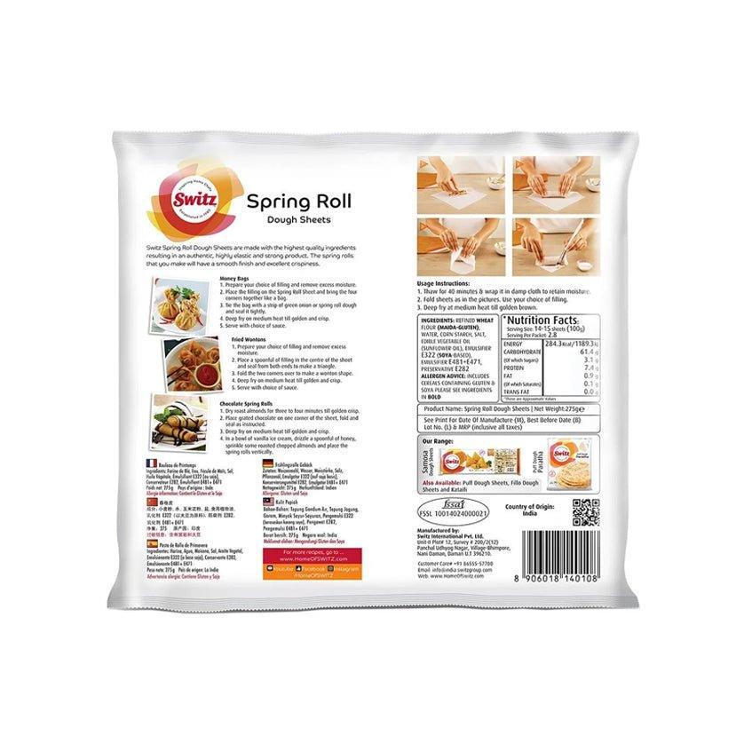 Kuwait Spring Roll Switz Spring Roll 40 Sheets - Size 6