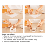 Switz Spring Roll Sheets - 40Pcs - Pinoyhyper