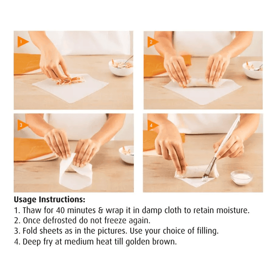 Switz Spring Roll Sheets - 40Pcs - Pinoyhyper