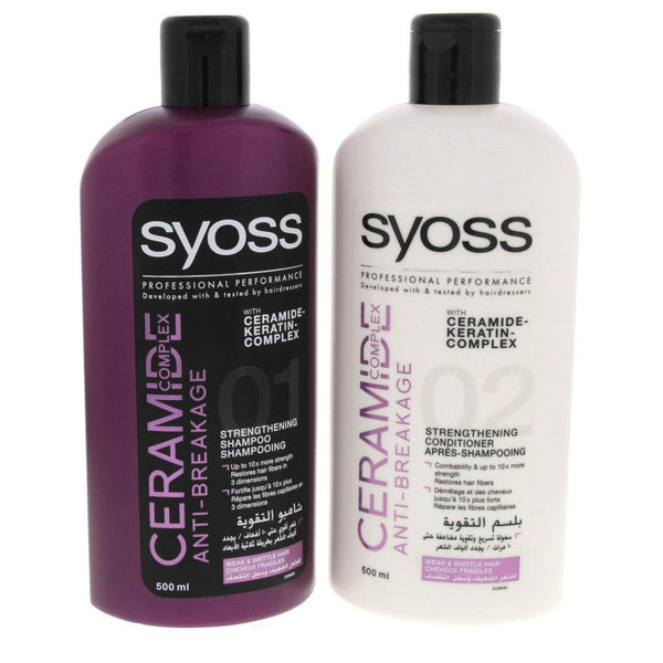Syoss Ceramide Anti-Breakage Shampoo 500 ml + Conditioner 500ml - Pinoyhyper