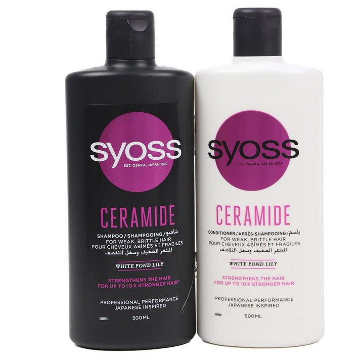 Syoss Ceramide Shampoo + Conditioner Combo Pack- 500ml+500ml - Pinoyhyper