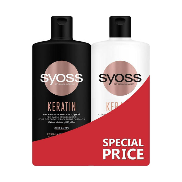 Syoss Keratin Shampoo + Conditioner (Combo) - 500 ml - Pinoyhyper