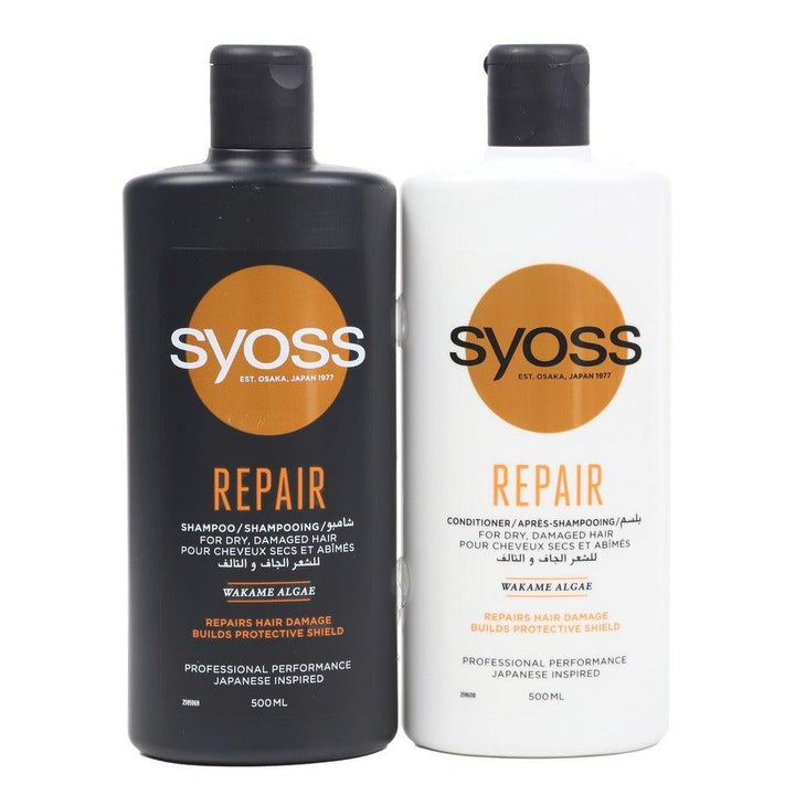 Syoss Repair Shampoo + Conditioner Combo Pack- 500ml+500ml - Pinoyhyper