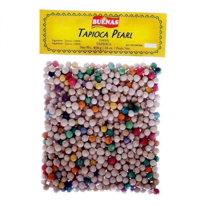 Tapioca pearls large mixed colors, sago (Buenas) 454g - Pinoyhyper