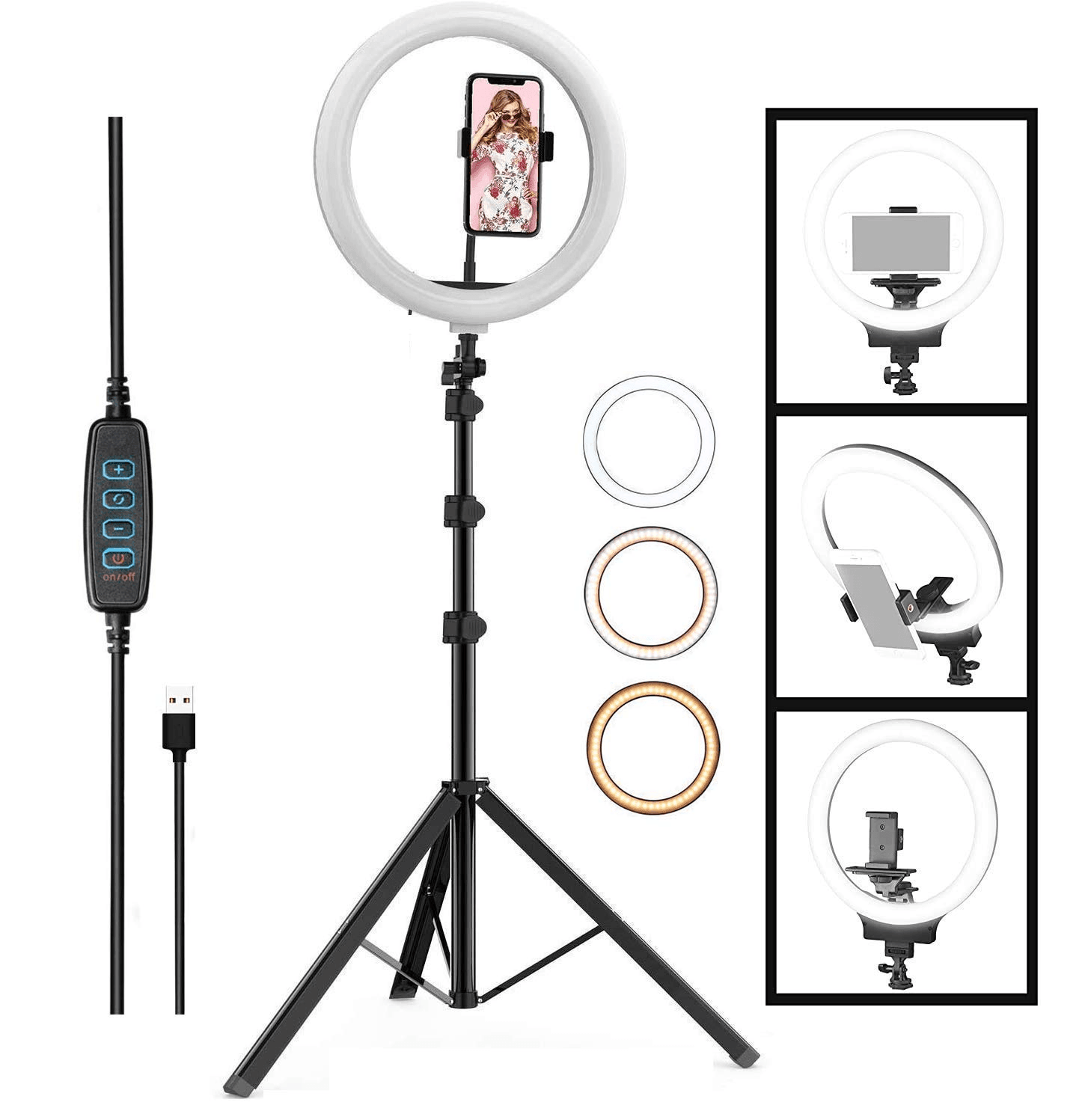 Tchibo LED Ring Light With Stand Make Face & Eye In Beauty - Selfie Light - Pinoyhyper