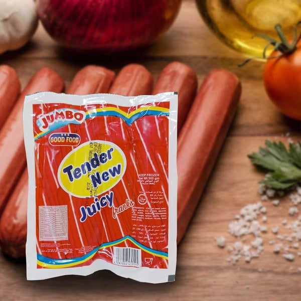 Tender New Juicy Franks Jumbo(Good Food)- 500g - Pinoyhyper