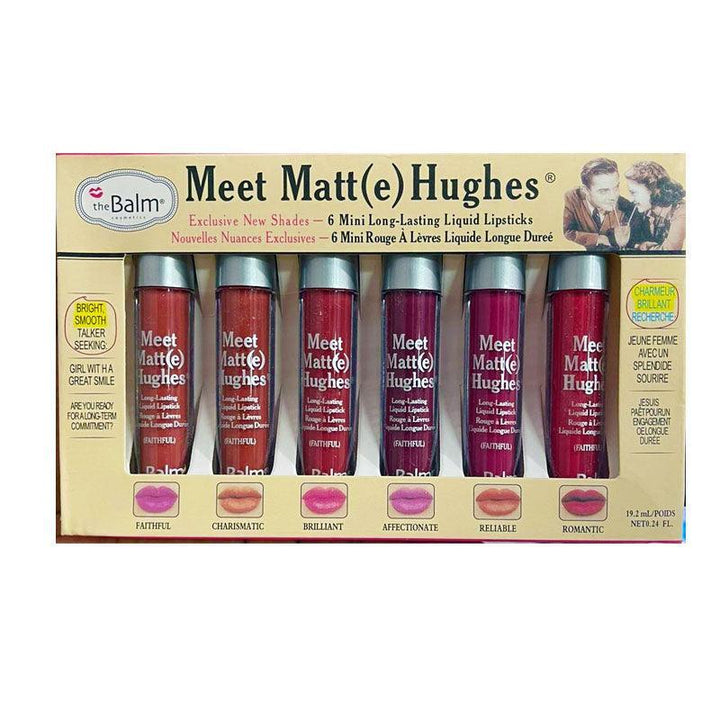 The Balm Meet Matt Hughes - 6 mini Liquid Lipsticks - Pinoyhyper