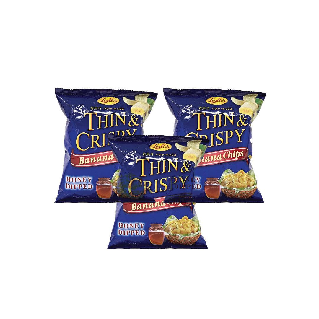 Thin & Crispy Banana Chips Honey Dip 40gm - Leslie's x 3 Pcs - Pinoyhyper