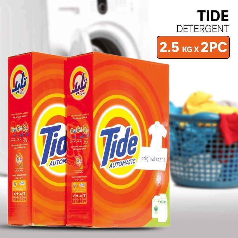 Tide Washing Powder Original 2.5kg x 2pcs - Pinoyhyper