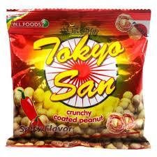 Tokyo San Crunchy Coated Peanut Spicy 40g - Wl Food - Pinoyhyper