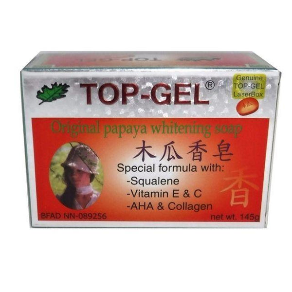 Top Gel Original Papaya Whitening Soap Special Formula 145g - Pinoyhyper