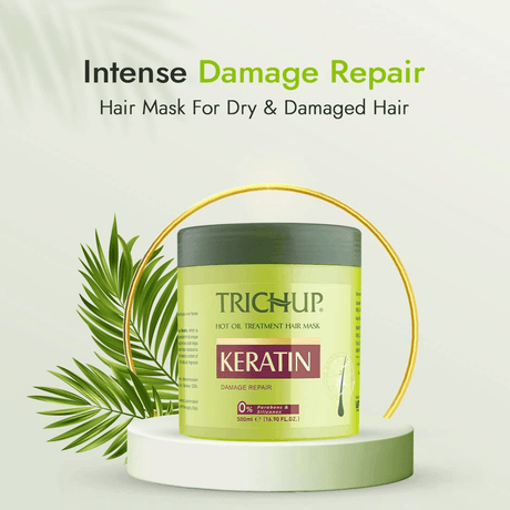 Trichup Keratin Hair Mask For Intense Damaged Hair Repair - 500ml - Pinoyhyper